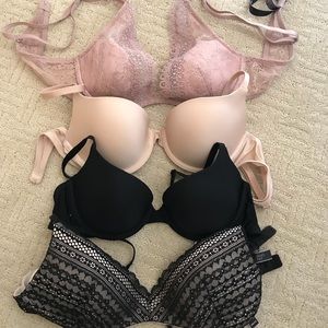 Lot of 4 Victorias secret bras